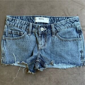 Hollister low rise jean shorts